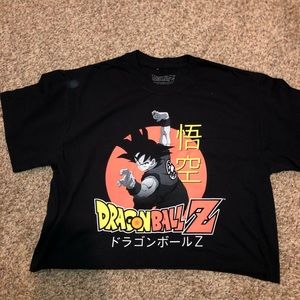 DBZ short sleeve crop top